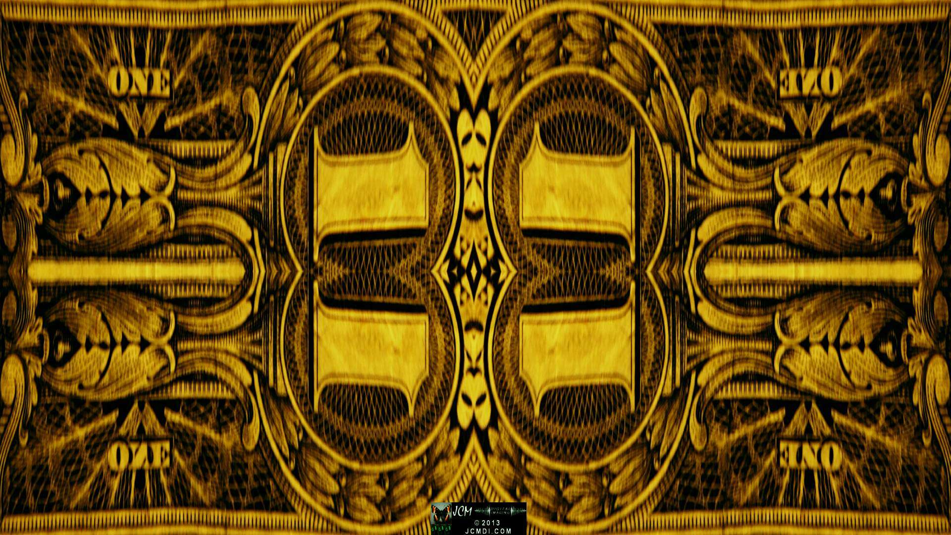 Making Monsters � U.S. Presidents and Paper Currency Quadroscopic Money Artwork
